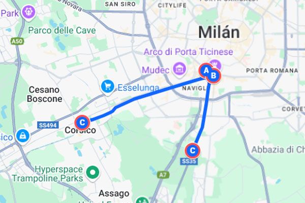 Dalla dársena al niviglio grande