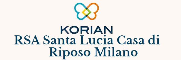 logo RSA Santa Lucia Casa di Riposo Milano