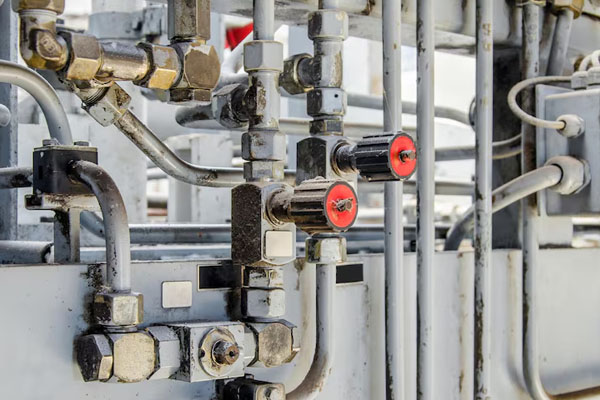 installazione di tubature del gas