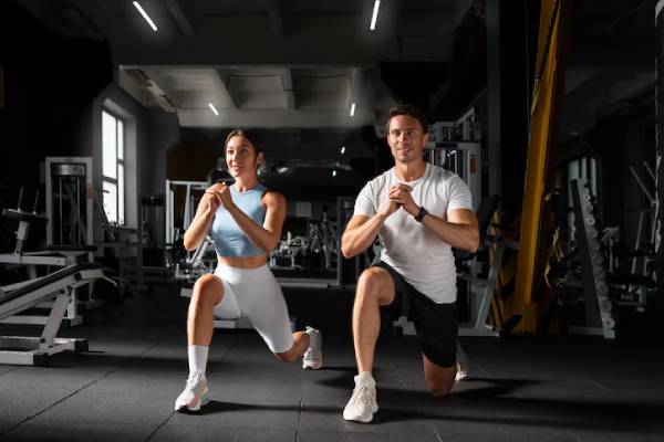 Persone che si allenano in palestra